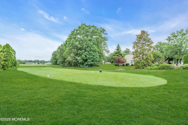 11 High Hill Ct, Manchester, NJ 08759 - surrounding community with a lawn and view of golf course