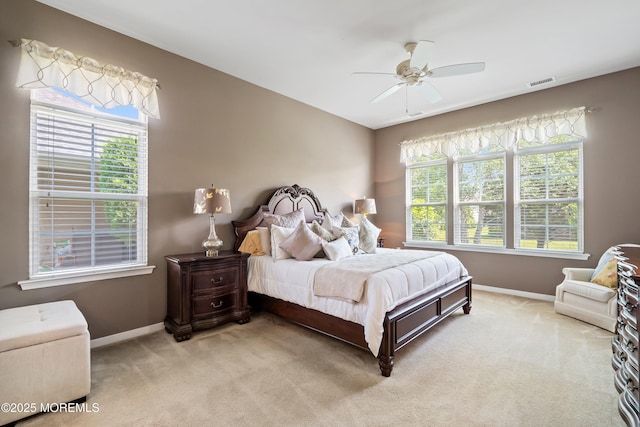 19 E Francesa Ct, Farmingdale, NJ 07727 - bedroom featuring light colored carpet and ceiling fan