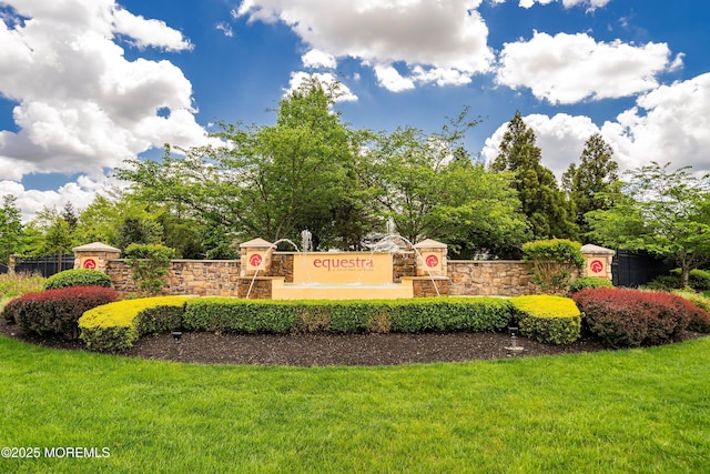 19 E Francesa Ct, Farmingdale, NJ 07727 - community / neighborhood sign featuring a yard