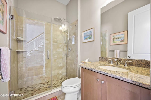 86 Legacy Ct, Freehold, NJ 07728 - full bathroom with vanity and a stall shower