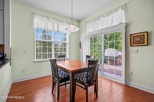 86 Legacy Ct, Freehold, NJ 07728 - dining area with hardwood / wood-style flooring and plenty of natural light