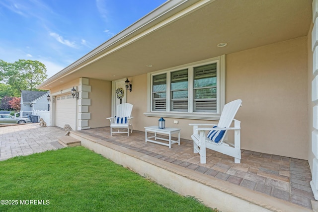 18 Pinewood Dr, Brick, NJ 08724 - porch featuring a garage