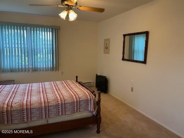 5 Lamb Rd, Brick, NJ 08724 - carpeted bedroom with baseboards and a ceiling fan