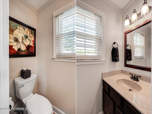 46 Sweet Gum Rd, Howell, NJ 07731 - bathroom with vanity and ornamental molding
