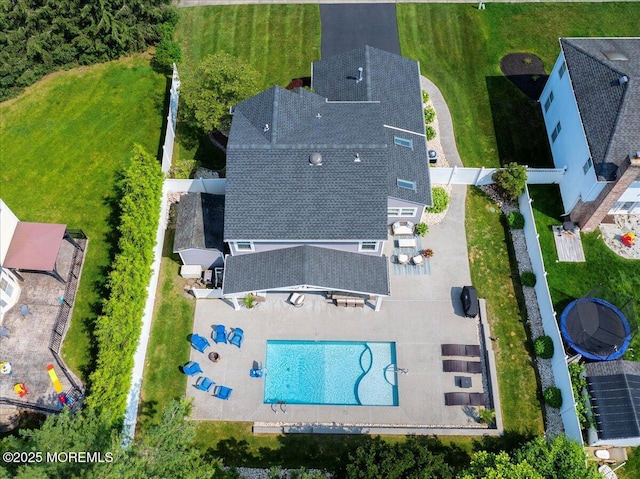 46 Sweet Gum Rd, Howell, NJ 07731 - aerial view of a pool area