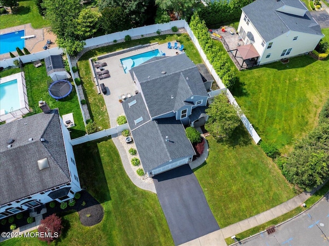 46 Sweet Gum Rd, Howell, NJ 07731 - aerial view of a pool area