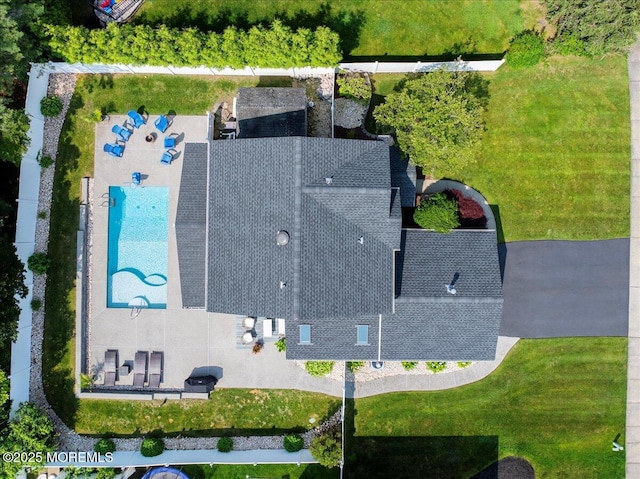 46 Sweet Gum Rd, Howell, NJ 07731 - drone / aerial view of a pool area