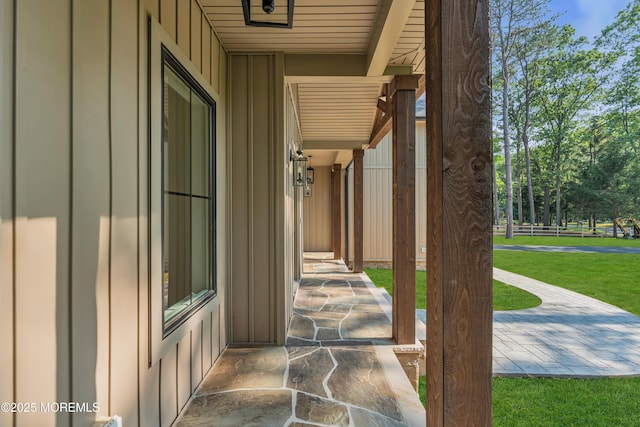 379 Buckalew Rd, Freehold, NJ 07728 - entrance to property featuring board and batten siding