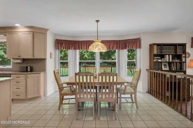 16 Chestnut Dr, Colts Neck, NJ 07722 - dining space featuring light tile patterned flooring and baseboards