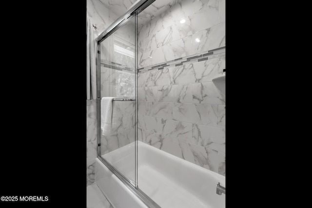 16 Chestnut Dr, Colts Neck, NJ 07722 - bathroom featuring bath / shower combo with glass door