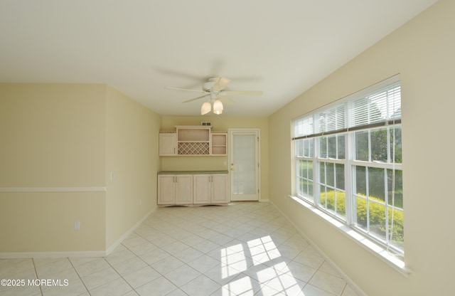 3168 Wood Spring Ln, Toms River, NJ 08755 - spare room featuring a ceiling fan and light tile patterned flooring