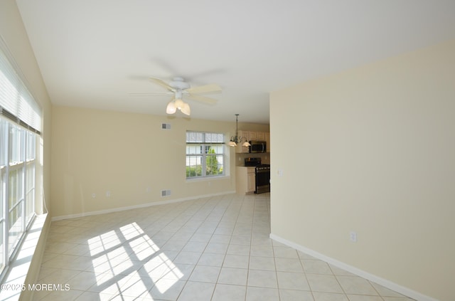 3168 Wood Spring Ln, Toms River, NJ 08755 - unfurnished room featuring a ceiling fan and light tile patterned floors