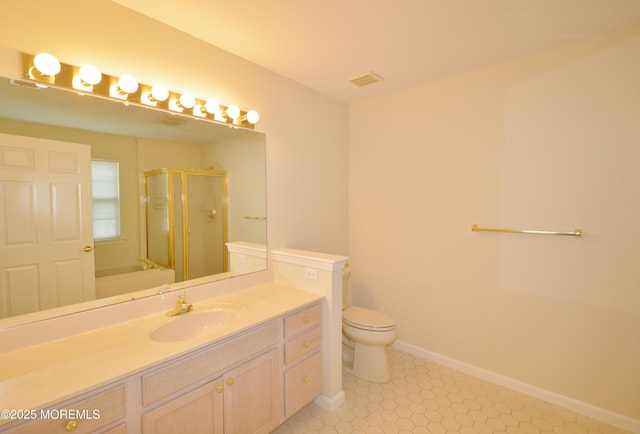 3168 Wood Spring Ln, Toms River, NJ 08755 - full bath featuring a shower stall, vanity, and a bath