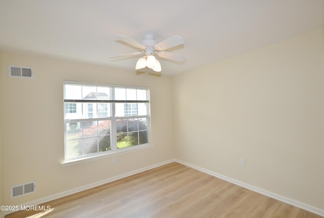 3168 Wood Spring Ln, Toms River, NJ 08755 - unfurnished room featuring light wood-type flooring and a ceiling fan