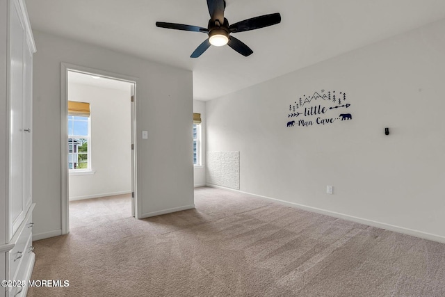 44 Begonia Ln, Monroe, NJ 08831 - spare room featuring light carpet, plenty of natural light, and ceiling fan