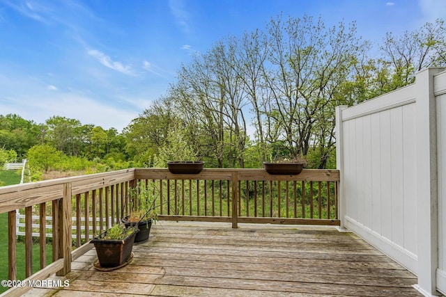 44 Begonia Ln, Monroe, NJ 08831 - view of wooden terrace