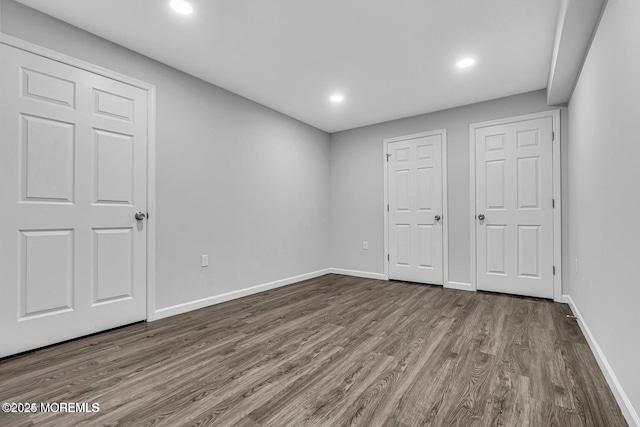 44 Begonia Ln, Monroe, NJ 08831 - unfurnished bedroom featuring wood finished floors and recessed lighting