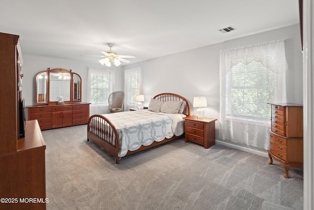 301 Cranberry Rd, Farmingdale, NJ 07727 - bedroom with light carpet and a ceiling fan