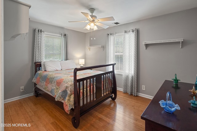 301 Cranberry Rd, Farmingdale, NJ 07727 - bedroom featuring wood finished floors and a ceiling fan