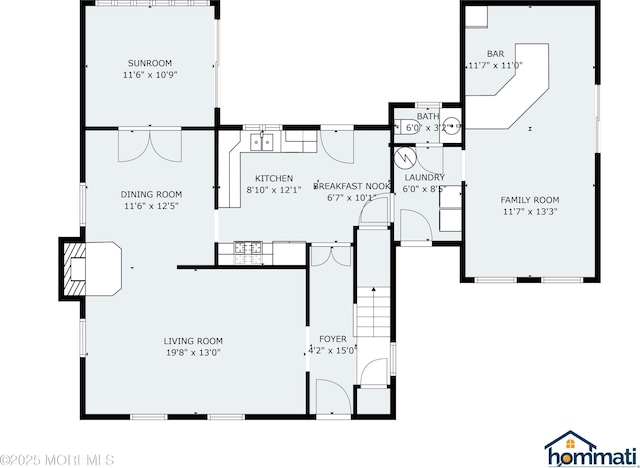 387 Barnegat Ln, Brick, NJ 08723 - view of floor plan / room layout