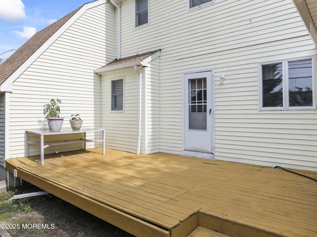 387 Barnegat Ln, Brick, NJ 08723 - view of wooden deck