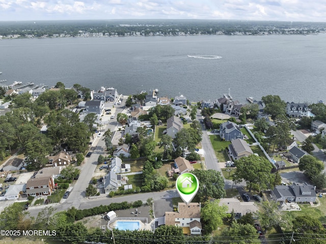 387 Barnegat Ln, Brick, NJ 08723 - aerial view of property and surrounding area featuring nearby suburban area and a nearby body of water