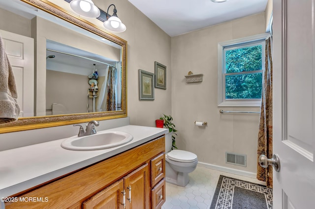339 Ueland Rd, Red Bank, NJ 07701 - full bath with tile patterned flooring, vanity, and curtained shower