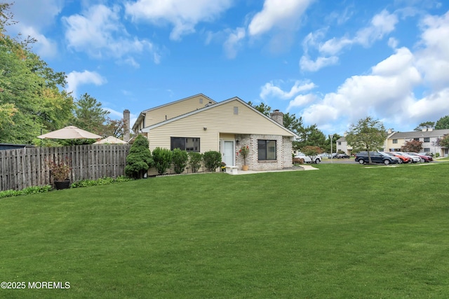 45 Victory Ct, Old Bridge, NJ 08857 - view of front facade featuring a chimney