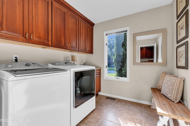 3058 Governors Xing, Wall, NJ 07719 - washroom with cabinet space, independent washer and dryer, and light tile patterned flooring