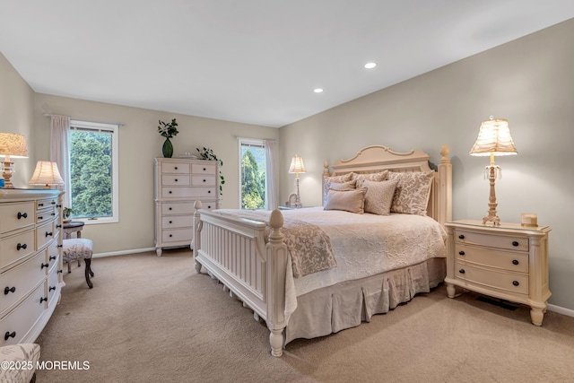 3058 Governors Xing, Wall, NJ 07719 - bedroom featuring light colored carpet, multiple windows, and recessed lighting