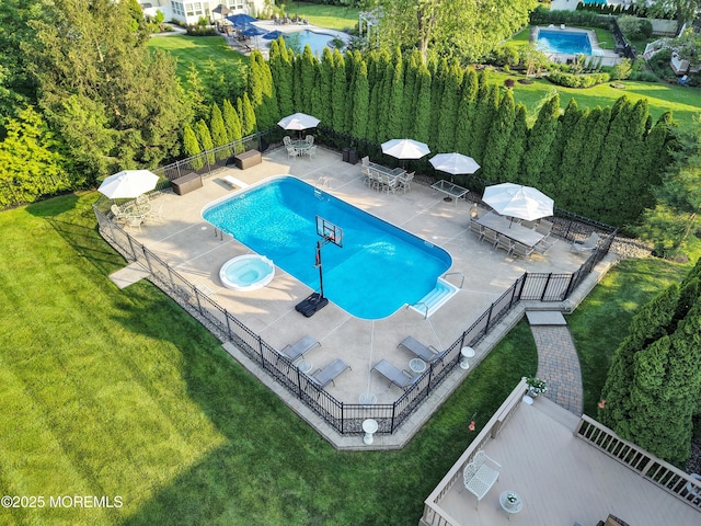 3058 Governors Xing, Wall, NJ 07719 - view of pool featuring a patio and outdoor dining area