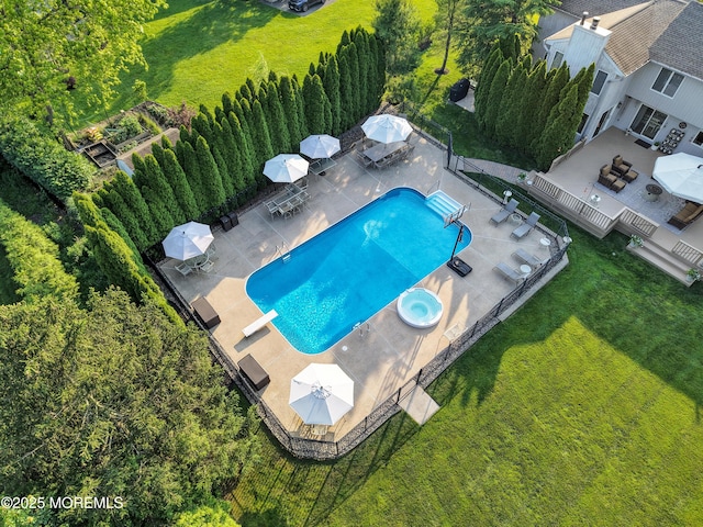 3058 Governors Xing, Wall, NJ 07719 - aerial view of a pool