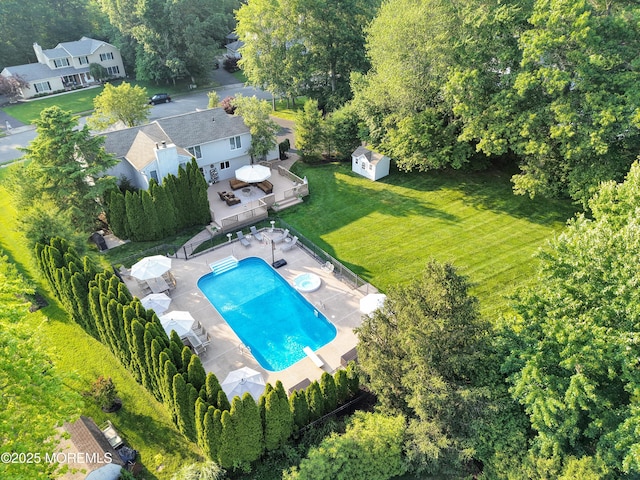 3058 Governors Xing, Wall, NJ 07719 - drone / aerial view of a pool area