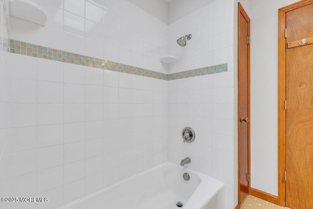 1131 Canal Dr, Point Pleasant, NJ 08742 - bathroom featuring washtub / shower combination