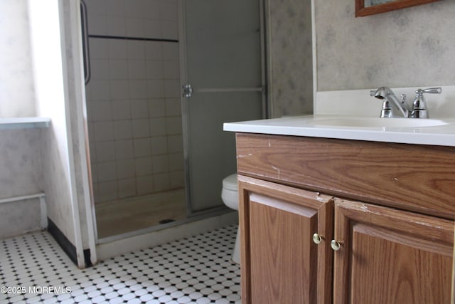 146 Mockingbird Way, Whiting, NJ 08759 - bathroom featuring vanity and a stall shower