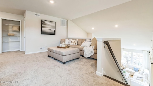 10 Victoria Gardens Sq, Neptune Township, NJ 07753 - carpeted living area with baseboards and recessed lighting