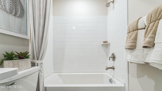 10 Victoria Gardens Sq, Neptune Township, NJ 07753 - full bathroom with shower / bath combo and toilet