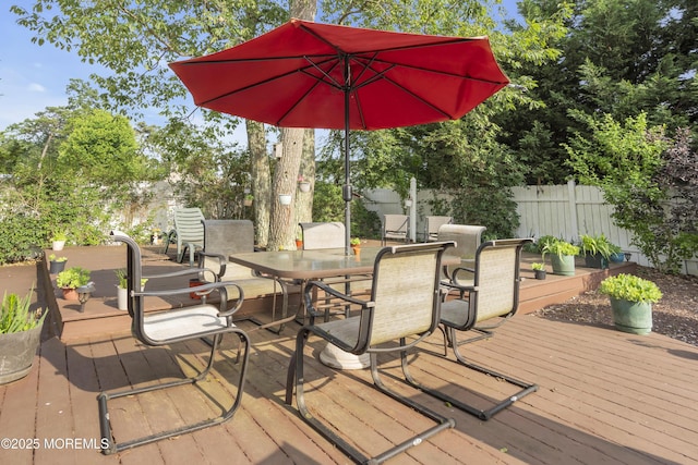 26 Shasta Ln, Toms River, NJ 08753 - wooden deck featuring outdoor dining area