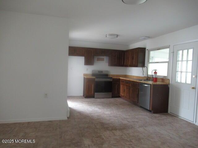 10 Dunstable Rd, Vincentown, NJ 08088 - kitchen with stainless steel appliances and light countertops