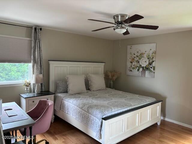 11 Bristlecone Dr, Howell, NJ 07731 - bedroom featuring wood finished floors and ceiling fan