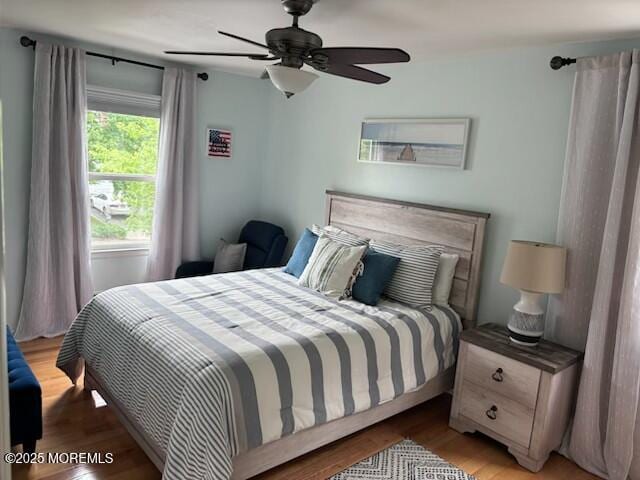 11 Bristlecone Dr, Howell, NJ 07731 - bedroom featuring wood finished floors and a ceiling fan
