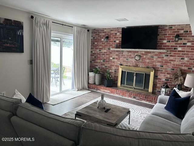 11 Bristlecone Dr, Howell, NJ 07731 - living room with a fireplace