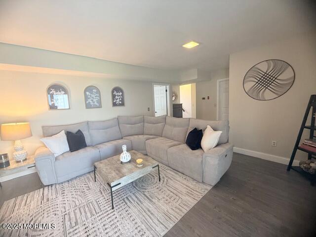 11 Bristlecone Dr, Howell, NJ 07731 - living area featuring wood finished floors and baseboards