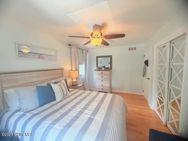11 Bristlecone Dr, Howell, NJ 07731 - bedroom featuring wood finished floors and a ceiling fan