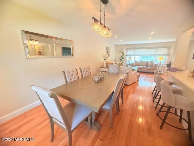 11 Bristlecone Dr, Howell, NJ 07731 - dining room featuring light wood-type flooring and baseboards