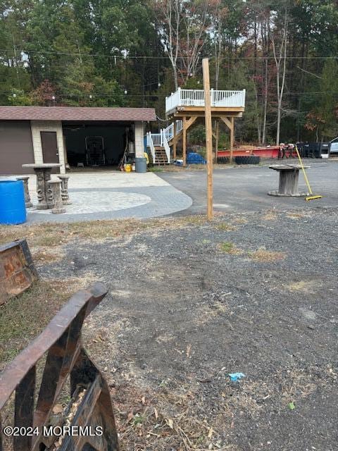 825 Rte 539, Plumsted, NJ 08533 - view of yard with stairs