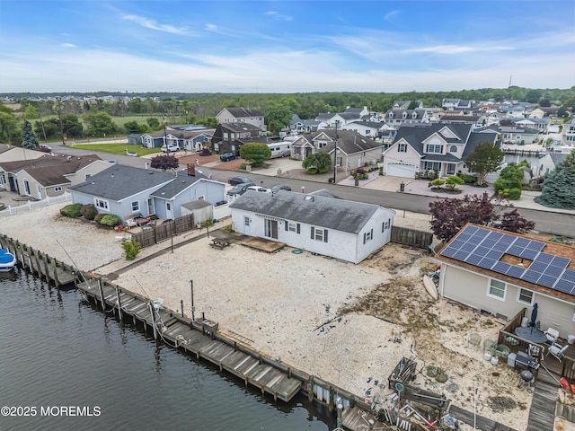 1209 Plover Ct, Forked River, NJ 08731 - aerial view of residential area featuring a nearby body of water