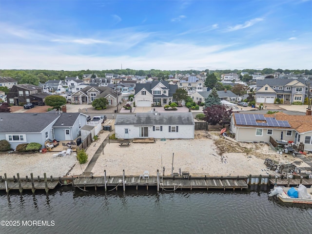 1209 Plover Ct, Forked River, NJ 08731 - aerial perspective of suburban area featuring a nearby body of water