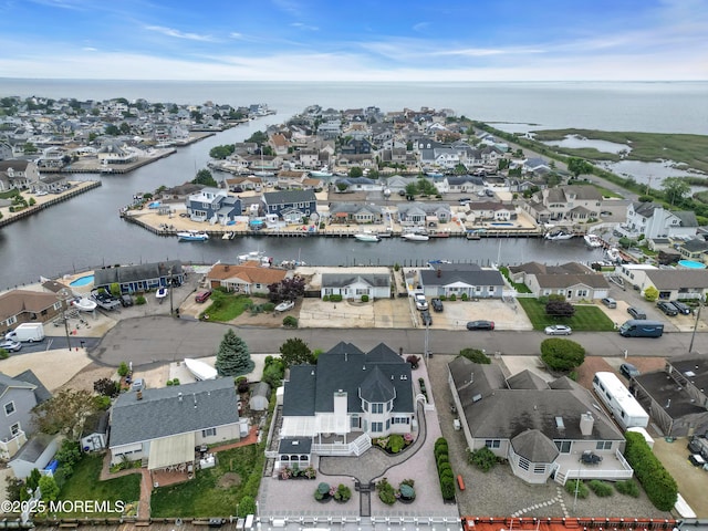 1209 Plover Ct, Forked River, NJ 08731 - aerial perspective of suburban area featuring a large body of water