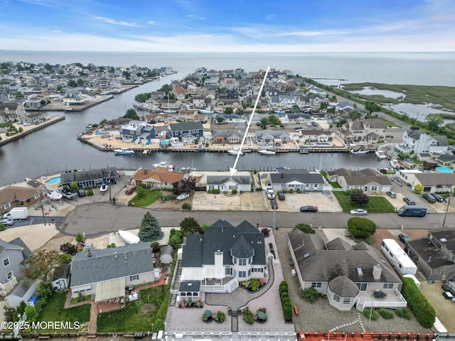 1209 Plover Ct, Forked River, NJ 08731 - aerial view of residential area featuring a large body of water